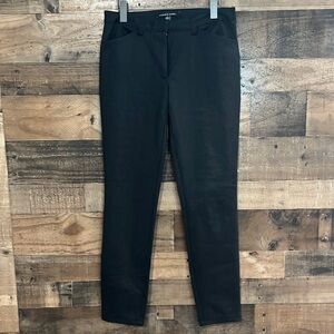 Andrew Marc Womens Stretch Skinny Work Pant Charcoal Size 6